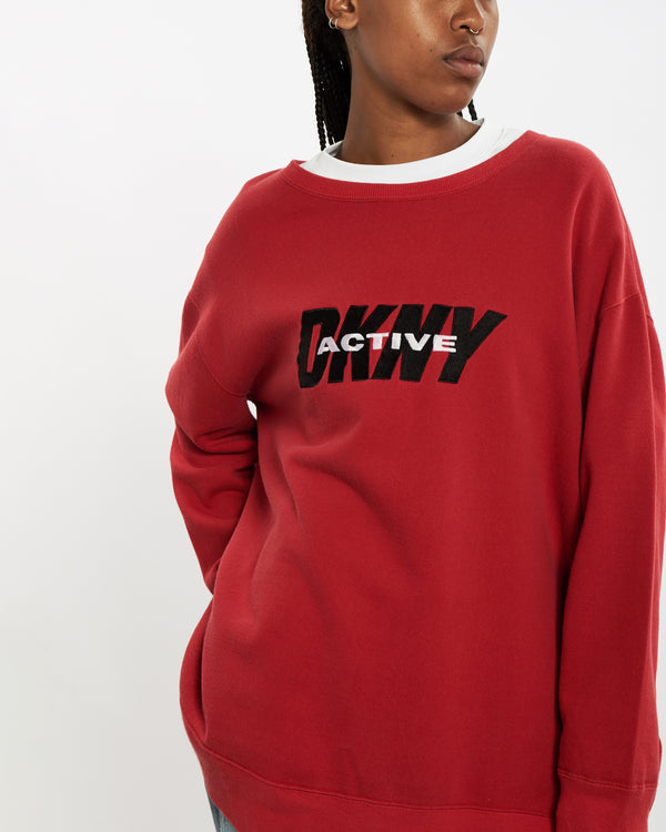 Vintage 90s DKNY 'Active' Sweatshirt <br>L , The Real Deal , newtown, sydney, australia, thrift store, opshop, preloved, secondhand, sustainable, retro, antique, 70s, 80s, 90s, 2000s, 00s, fashion, clothing, streetwear, trendy, garment, style, boutique, store, shop, archive, sale, cheap, best, top