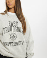 Vintage 90s East Stroudsburg University Sweatshirt <br>S , The Real Deal , newtown, sydney, australia, thrift store, opshop, preloved, secondhand, sustainable, retro, antique, 70s, 80s, 90s, 2000s, 00s, fashion, clothing, streetwear, trendy, garment, style, boutique, store, shop, archive, sale, cheap, best, top