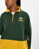 Vintage NFL Green Bay Packers Quarter Zip Sweatshirt <br>M