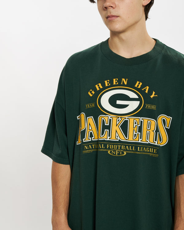 Vintage NFL Green Bay Packers Tee <br>L , The Real Deal , newtown, sydney, australia, thrift store, opshop, preloved, secondhand, sustainable, retro, antique, 70s, 80s, 90s, 2000s, 00s, fashion, clothing, streetwear, trendy, garment, style, boutique, store, shop, archive, sale, cheap, best, top