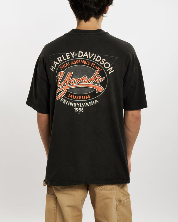 Vintage 1995 Harley Davidson Tee <br>L , The Real Deal , newtown, sydney, australia, thrift store, opshop, preloved, secondhand, sustainable, retro, antique, 70s, 80s, 90s, 2000s, 00s, fashion, clothing, streetwear, trendy, garment, style, boutique, store, shop, archive, sale, cheap, best, top