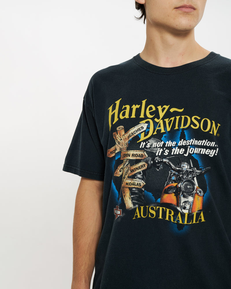 Vintage Harley Davidson Tee <br>L , The Real Deal , newtown, sydney, australia, thrift store, opshop, preloved, secondhand, sustainable, retro, antique, 70s, 80s, 90s, 2000s, 00s, fashion, clothing, streetwear, trendy, garment, style, boutique, store, shop, archive, sale, cheap, best, top