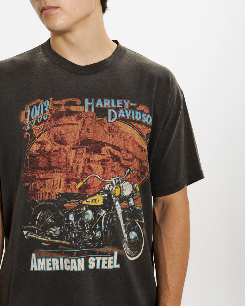 Vintage 1992 Harley Davidson Tee <br>L , The Real Deal , newtown, sydney, australia, thrift store, opshop, preloved, secondhand, sustainable, retro, antique, 70s, 80s, 90s, 2000s, 00s, fashion, clothing, streetwear, trendy, garment, style, boutique, store, shop, archive, sale, cheap, best, top