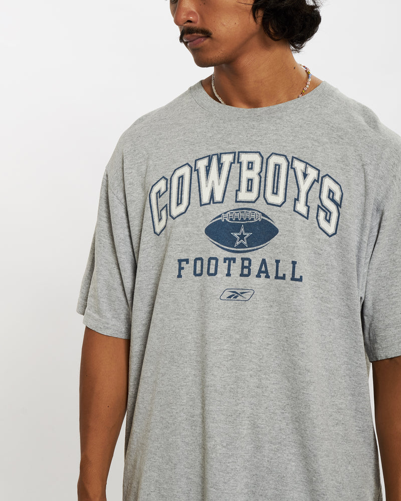 Vintage Reebok NFL Dallas Cowboys Tee <br>L , The Real Deal , newtown, sydney, australia, thrift store, opshop, preloved, secondhand, sustainable, retro, antique, 70s, 80s, 90s, 2000s, 00s, fashion, clothing, streetwear, trendy, garment, style, boutique, store, shop, archive, sale, cheap, best, top