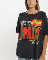 Vintage 1994 World Cup 'Spain' Teee <br>M , The Real Deal , newtown, sydney, australia, thrift store, opshop, preloved, secondhand, sustainable, retro, antique, 70s, 80s, 90s, 2000s, 00s, fashion, clothing, streetwear, trendy, garment, style, boutique, store, shop, archive, sale, cheap, best, top