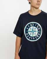 Vintage MLB Seattle Mariners Tee <br>L , The Real Deal , newtown, sydney, australia, thrift store, opshop, preloved, secondhand, sustainable, retro, antique, 70s, 80s, 90s, 2000s, 00s, fashion, clothing, streetwear, trendy, garment, style, boutique, store, shop, archive, sale, cheap, best, top