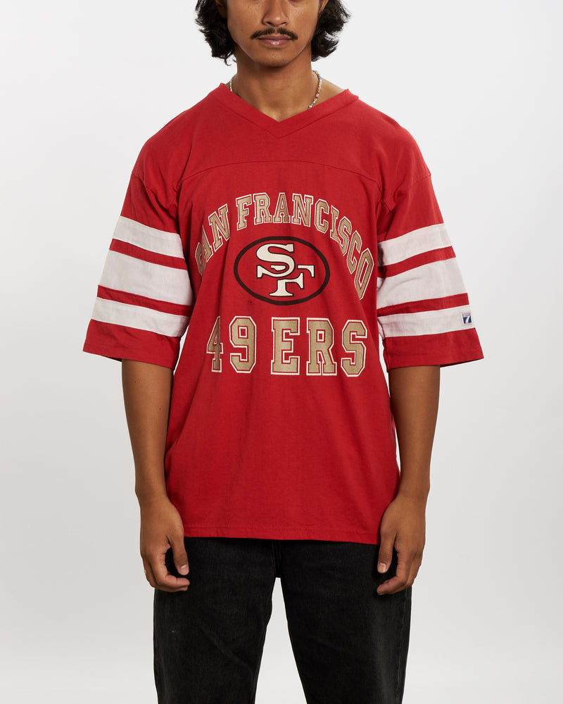 Vintage 90s NFL San Francisco 49ers Jersey <br>L , The Real Deal , newtown, sydney, australia, thrift store, opshop, preloved, secondhand, sustainable, retro, antique, 70s, 80s, 90s, 2000s, 00s, fashion, clothing, streetwear, trendy, garment, style, boutique, store, shop, archive, sale, cheap, best, top