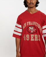 Vintage 90s NFL San Francisco 49ers Jersey <br>L , The Real Deal , newtown, sydney, australia, thrift store, opshop, preloved, secondhand, sustainable, retro, antique, 70s, 80s, 90s, 2000s, 00s, fashion, clothing, streetwear, trendy, garment, style, boutique, store, shop, archive, sale, cheap, best, top