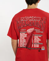 Vintage 1997 NHL Detroit Red Wings Tee <br>L