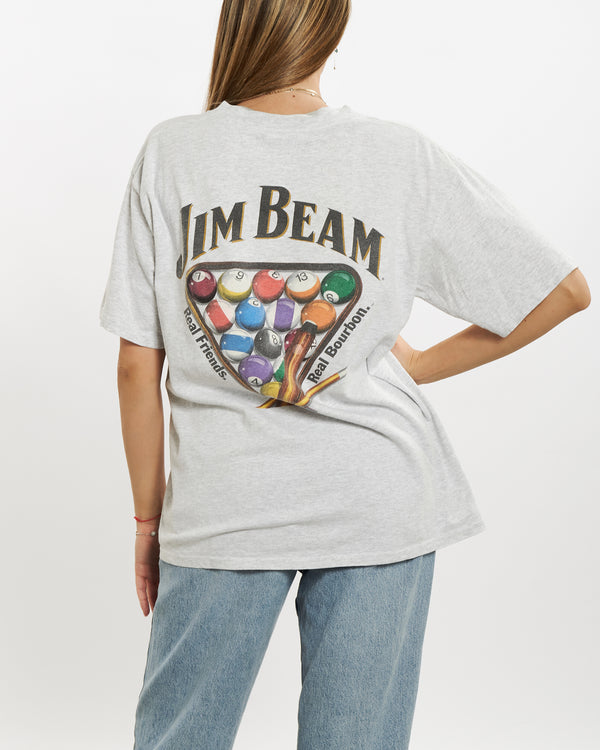 Vintage 90s Jim Beam Tee <br>M , The Real Deal , newtown, sydney, australia, thrift store, opshop, preloved, secondhand, sustainable, retro, antique, 70s, 80s, 90s, 2000s, 00s, fashion, clothing, streetwear, trendy, garment, style, boutique, store, shop, archive, sale, cheap, best, top