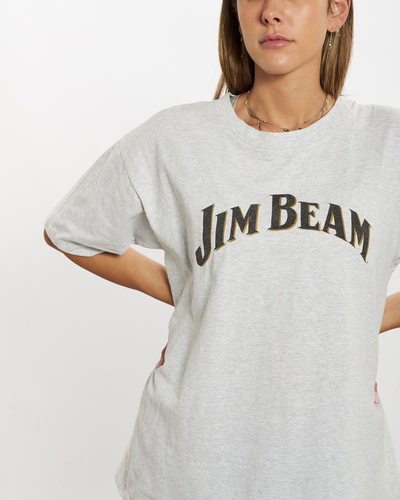 Vintage 90s Jim Beam Tee <br>M , The Real Deal , newtown, sydney, australia, thrift store, opshop, preloved, secondhand, sustainable, retro, antique, 70s, 80s, 90s, 2000s, 00s, fashion, clothing, streetwear, trendy, garment, style, boutique, store, shop, archive, sale, cheap, best, top