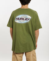 Vintage 90s Hurley Tee <br>L , The Real Deal , newtown, sydney, australia, thrift store, opshop, preloved, secondhand, sustainable, retro, antique, 70s, 80s, 90s, 2000s, 00s, fashion, clothing, streetwear, trendy, garment, style, boutique, store, shop, archive, sale, cheap, best, top