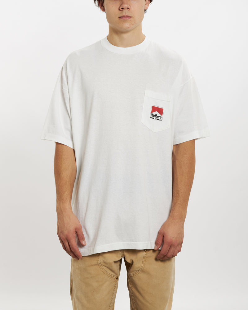 Vintage 90s Marlboro Cigarettes Pocket Tee <br>L