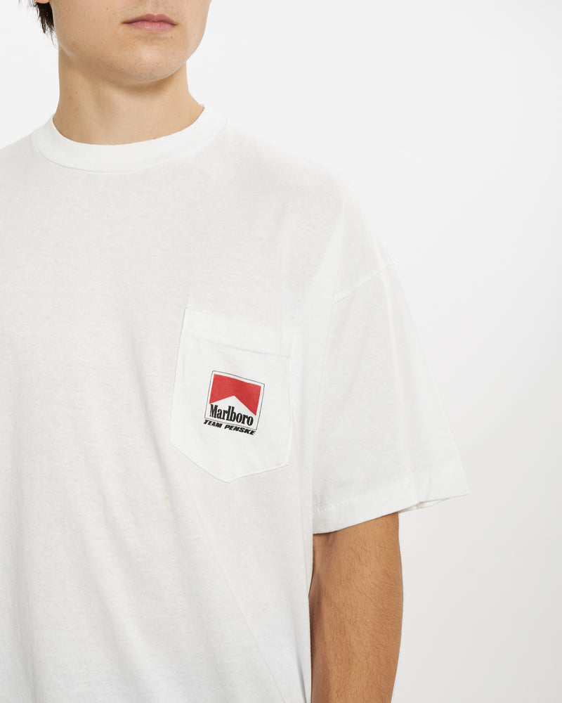 Vintage 90s Marlboro Cigarettes Pocket Tee <br>L