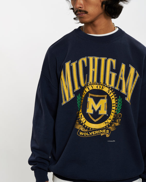 Vintage 90s NCAA University of Michigan 'Wolverines' Sweatshirt <br>L