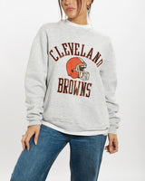 Vintage 90s NFL Cleveland Browns Sweatshirt <br>XS , The Real Deal , newtown, sydney, australia, thrift store, opshop, preloved, secondhand, sustainable, retro, antique, 70s, 80s, 90s, 2000s, 00s, fashion, clothing, streetwear, trendy, garment, style, boutique, store, shop, archive, sale, cheap, best, top