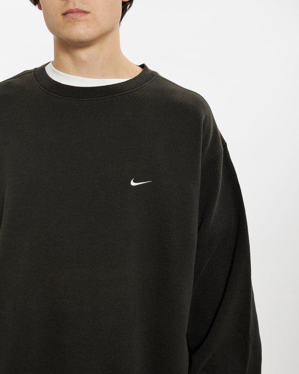 Vintage 90s Nike Mini Swoosh Sweatshirt <br>L