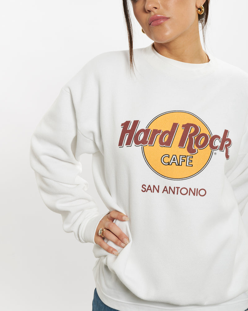 Vintage 90s Hard Rock Cafe Sweatshirt <br>S , The Real Deal , newtown, sydney, australia, thrift store, opshop, preloved, secondhand, sustainable, retro, antique, 70s, 80s, 90s, 2000s, 00s, fashion, clothing, streetwear, trendy, garment, style, boutique, store, shop, archive, sale, cheap, best, top