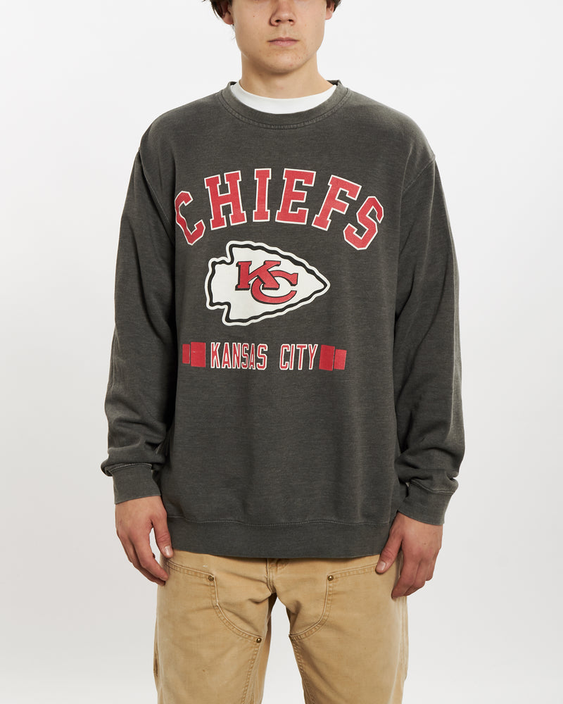 Vintage NFL Kansas City Chiefs Sweatshirt <br>L , The Real Deal , newtown, sydney, australia, thrift store, opshop, preloved, secondhand, sustainable, retro, antique, 70s, 80s, 90s, 2000s, 00s, fashion, clothing, streetwear, trendy, garment, style, boutique, store, shop, archive, sale, cheap, best, top