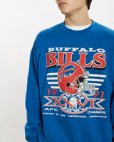 Vintage 1992 NFL Buffalo Bills Sweatshirt <br>L , The Real Deal , newtown, sydney, australia, thrift store, opshop, preloved, secondhand, sustainable, retro, antique, 70s, 80s, 90s, 2000s, 00s, fashion, clothing, streetwear, trendy, garment, style, boutique, store, shop, archive, sale, cheap, best, top