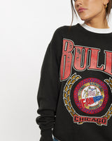 Vintage 90s NBA Chicago Bulls Sweatshirt <br>S , The Real Deal , newtown, sydney, australia, thrift store, opshop, preloved, secondhand, sustainable, retro, antique, 70s, 80s, 90s, 2000s, 00s, fashion, clothing, streetwear, trendy, garment, style, boutique, store, shop, archive, sale, cheap, best, top