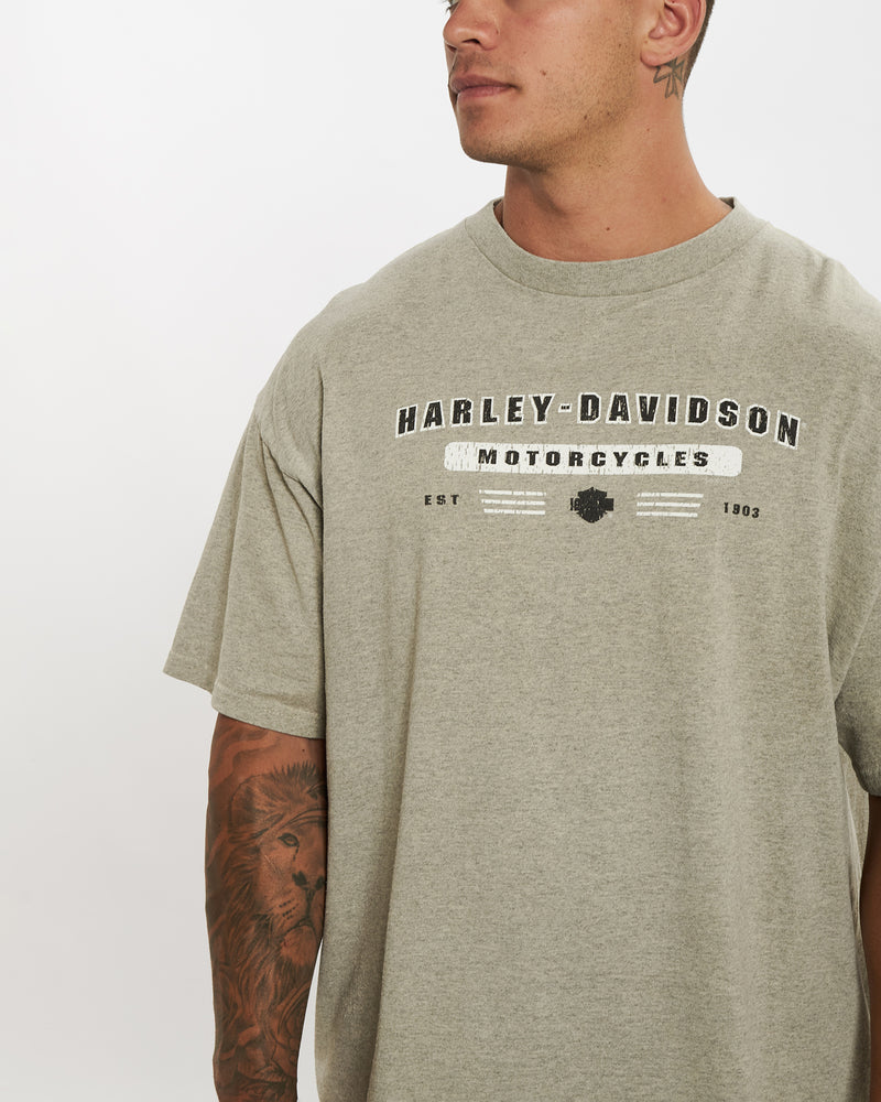 Vintage Harley Davidson Tee <br>XL , The Real Deal , newtown, sydney, australia, thrift store, opshop, preloved, secondhand, sustainable, retro, antique, 70s, 80s, 90s, 2000s, 00s, fashion, clothing, streetwear, trendy, garment, style, boutique, store, shop, archive, sale, cheap, best, top