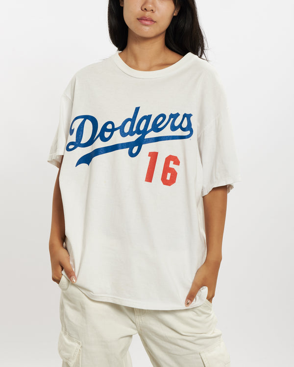 Vintage 1995 MLB Los Angeles Dodgers Tee <br>M , The Real Deal , newtown, sydney, australia, thrift store, opshop, preloved, secondhand, sustainable, retro, antique, 70s, 80s, 90s, 2000s, 00s, fashion, clothing, streetwear, trendy, garment, style, boutique, store, shop, archive, sale, cheap, best, top