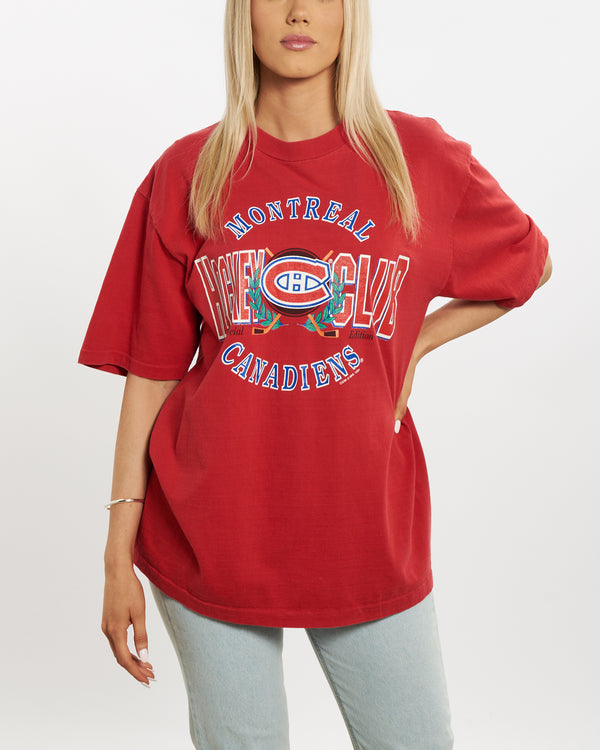 Vintage 1991 NHL Montreal Canadiens Tee <br>M , The Real Deal , newtown, sydney, australia, thrift store, opshop, preloved, secondhand, sustainable, retro, antique, 70s, 80s, 90s, 2000s, 00s, fashion, clothing, streetwear, trendy, garment, style, boutique, store, shop, archive, sale, cheap, best, top