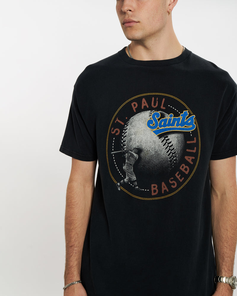 Vintage 90s St. Paul Saints Baseball Tee <br>M