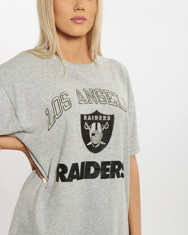 Vintage 90s NFL Los Angeles Raiders Tee <br>M , The Real Deal , newtown, sydney, australia, thrift store, opshop, preloved, secondhand, sustainable, retro, antique, 70s, 80s, 90s, 2000s, 00s, fashion, clothing, streetwear, trendy, garment, style, boutique, store, shop, archive, sale, cheap, best, top