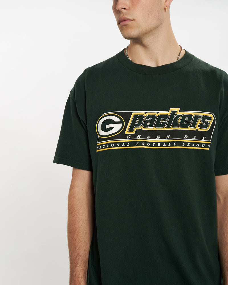 Vintage 90s NFL Green Bay Packers Tee <br>L , The Real Deal , newtown, sydney, australia, thrift store, opshop, preloved, secondhand, sustainable, retro, antique, 70s, 80s, 90s, 2000s, 00s, fashion, clothing, streetwear, trendy, garment, style, boutique, store, shop, archive, sale, cheap, best, top