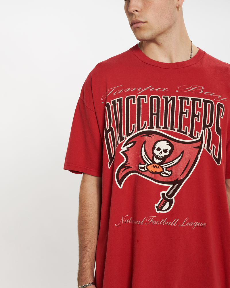 Vintage 1997 NFL Tampa Bay Buccaneers Tee <br>L , The Real Deal , newtown, sydney, australia, thrift store, opshop, preloved, secondhand, sustainable, retro, antique, 70s, 80s, 90s, 2000s, 00s, fashion, clothing, streetwear, trendy, garment, style, boutique, store, shop, archive, sale, cheap, best, top