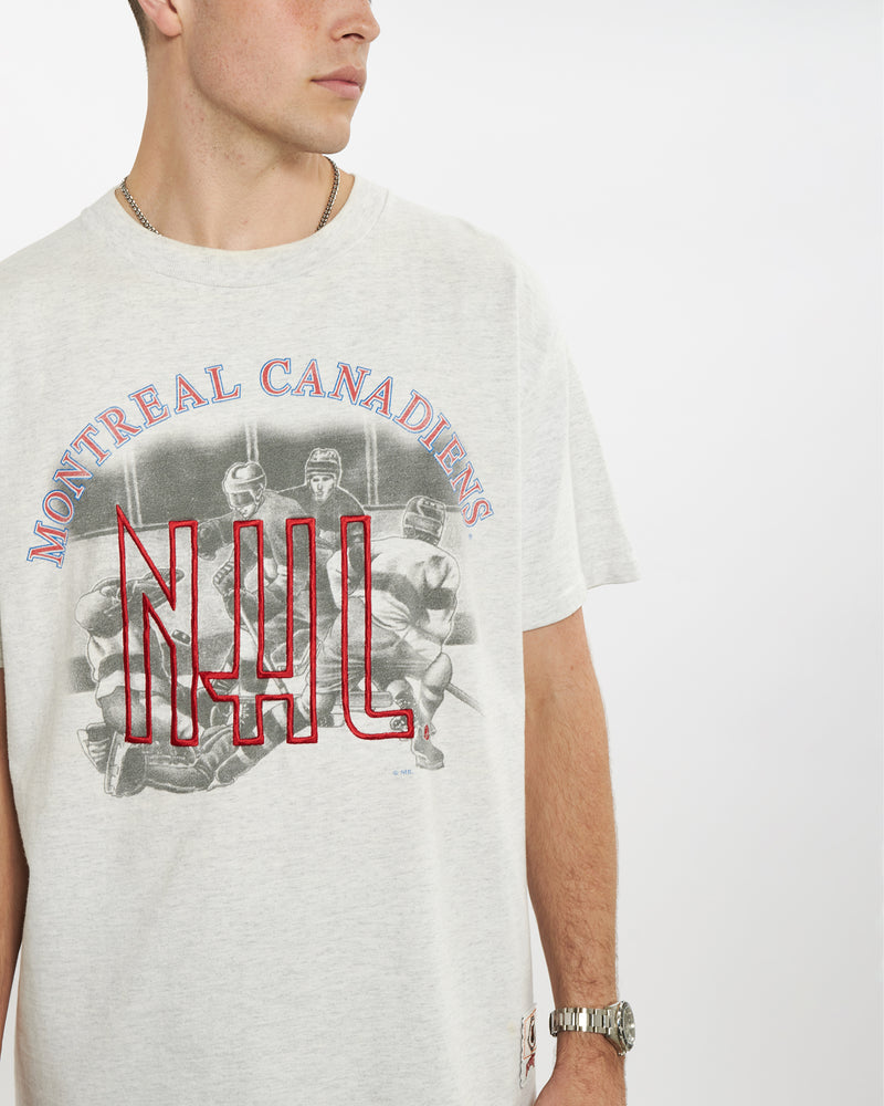 Vintage 90s NHL Montreal Canadiens Tee <br>L