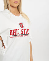 Vintage Ohio State University Tee <br>M , The Real Deal , newtown, sydney, australia, thrift store, opshop, preloved, secondhand, sustainable, retro, antique, 70s, 80s, 90s, 2000s, 00s, fashion, clothing, streetwear, trendy, garment, style, boutique, store, shop, archive, sale, cheap, best, top