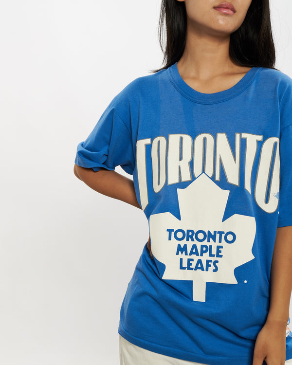 Vintage 90s NHL Toronto Maple Leafs Tee <br>M , The Real Deal , newtown, sydney, australia, thrift store, opshop, preloved, secondhand, sustainable, retro, antique, 70s, 80s, 90s, 2000s, 00s, fashion, clothing, streetwear, trendy, garment, style, boutique, store, shop, archive, sale, cheap, best, top