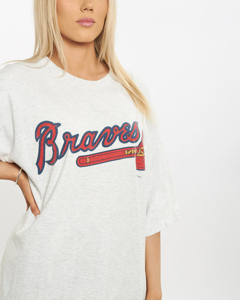 Vintage 1994 MLB Atlanta Braves Tee <br>M , The Real Deal , newtown, sydney, australia, thrift store, opshop, preloved, secondhand, sustainable, retro, antique, 70s, 80s, 90s, 2000s, 00s, fashion, clothing, streetwear, trendy, garment, style, boutique, store, shop, archive, sale, cheap, best, top