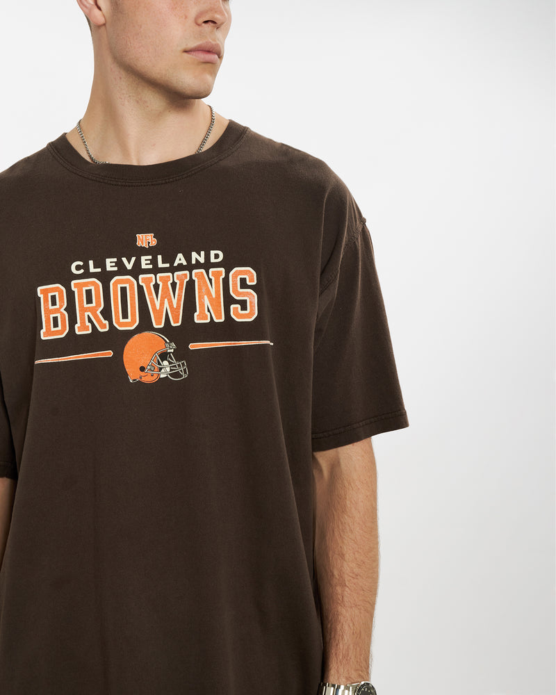 Vintage NFL Cleveland Browns Tee <br>L , The Real Deal , newtown, sydney, australia, thrift store, opshop, preloved, secondhand, sustainable, retro, antique, 70s, 80s, 90s, 2000s, 00s, fashion, clothing, streetwear, trendy, garment, style, boutique, store, shop, archive, sale, cheap, best, top