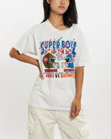 Vintage 1990 NFL Super Bowl '49ers v Broncos' Tee <br>M