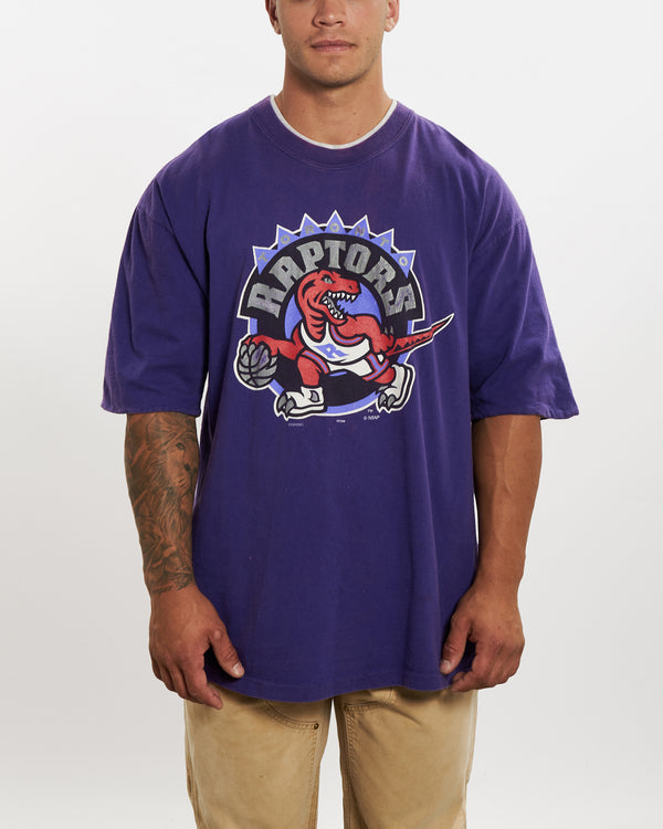 Vintage 90s NBA Toronto Raptors Tee <br>XL , The Real Deal , newtown, sydney, australia, thrift store, opshop, preloved, secondhand, sustainable, retro, antique, 70s, 80s, 90s, 2000s, 00s, fashion, clothing, streetwear, trendy, garment, style, boutique, store, shop, archive, sale, cheap, best, top