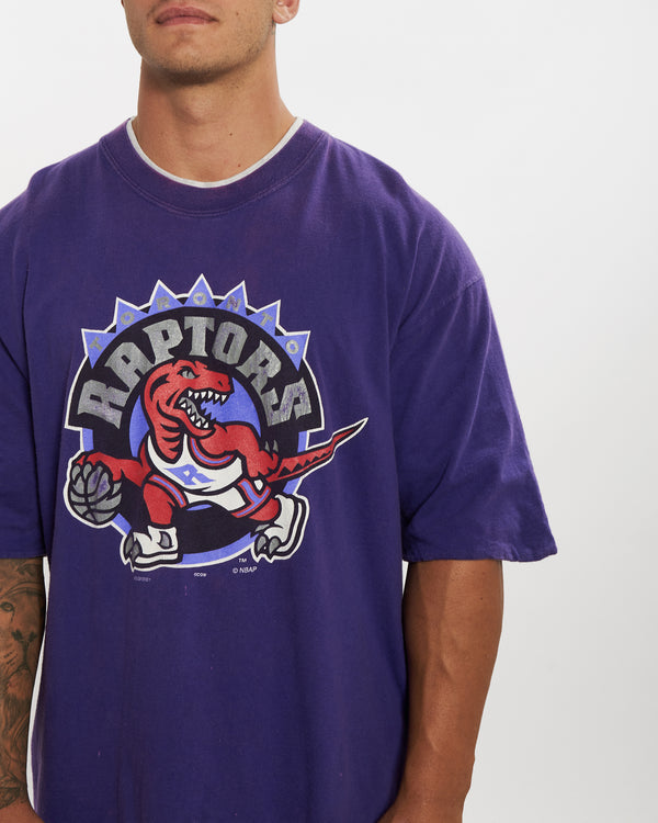 Vintage 90s NBA Toronto Raptors Tee <br>XL , The Real Deal , newtown, sydney, australia, thrift store, opshop, preloved, secondhand, sustainable, retro, antique, 70s, 80s, 90s, 2000s, 00s, fashion, clothing, streetwear, trendy, garment, style, boutique, store, shop, archive, sale, cheap, best, top