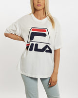 Vintage 90s Fila Tee <br>M , The Real Deal , newtown, sydney, australia, thrift store, opshop, preloved, secondhand, sustainable, retro, antique, 70s, 80s, 90s, 2000s, 00s, fashion, clothing, streetwear, trendy, garment, style, boutique, store, shop, archive, sale, cheap, best, top