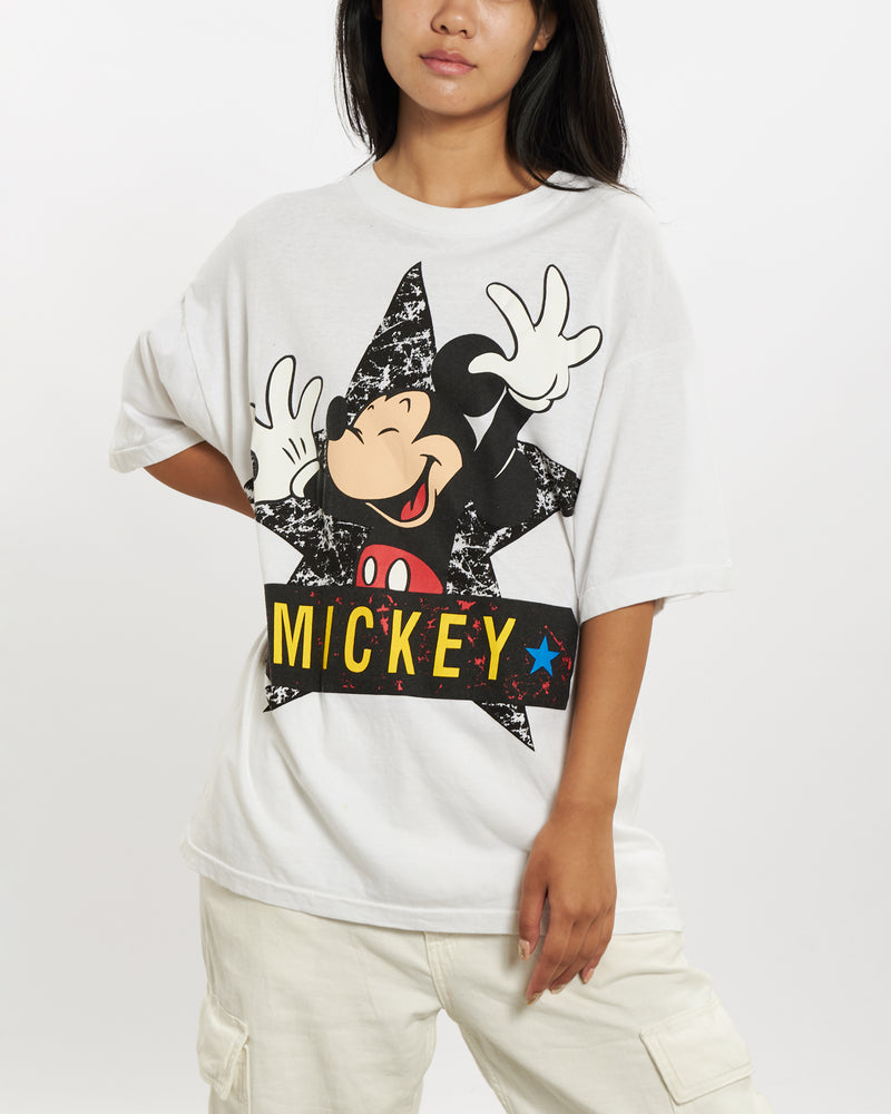 Vintage 90s Disney Mickey Mouse Tee <br>L , The Real Deal , newtown, sydney, australia, thrift store, opshop, preloved, secondhand, sustainable, retro, antique, 70s, 80s, 90s, 2000s, 00s, fashion, clothing, streetwear, trendy, garment, style, boutique, store, shop, archive, sale, cheap, best, top