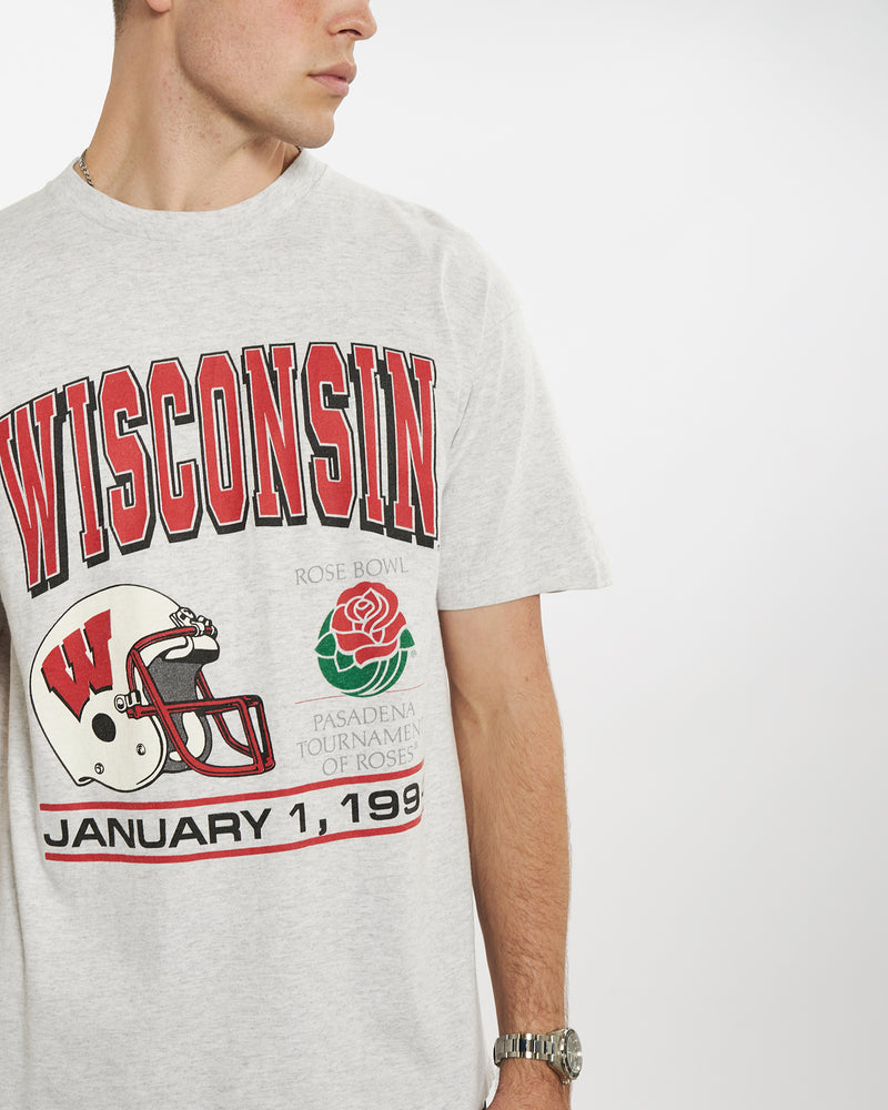 Vintage 1994 NCAA Wisconsin Badgers Tee <br>M , The Real Deal , newtown, sydney, australia, thrift store, opshop, preloved, secondhand, sustainable, retro, antique, 70s, 80s, 90s, 2000s, 00s, fashion, clothing, streetwear, trendy, garment, style, boutique, store, shop, archive, sale, cheap, best, top