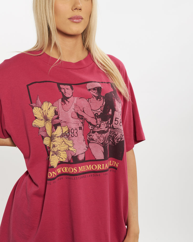 Vintage 1994 Memorial Run Tee <br>M