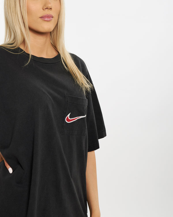 Vintage 90s Nike Pocket Tee <br>M , The Real Deal , newtown, sydney, australia, thrift store, opshop, preloved, secondhand, sustainable, retro, antique, 70s, 80s, 90s, 2000s, 00s, fashion, clothing, streetwear, trendy, garment, style, boutique, store, shop, archive, sale, cheap, best, top