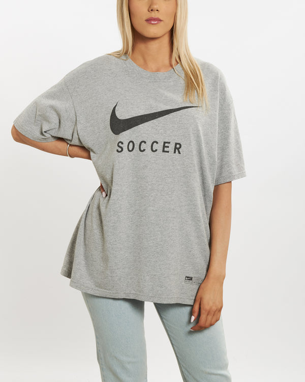 Vintage 90s Nike 'Soccer' Tee <br>M