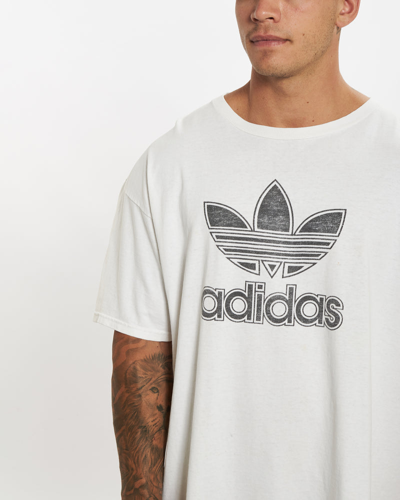 Vintage 90s Adidas Tee <br>XL , The Real Deal , newtown, sydney, australia, thrift store, opshop, preloved, secondhand, sustainable, retro, antique, 70s, 80s, 90s, 2000s, 00s, fashion, clothing, streetwear, trendy, garment, style, boutique, store, shop, archive, sale, cheap, best, top