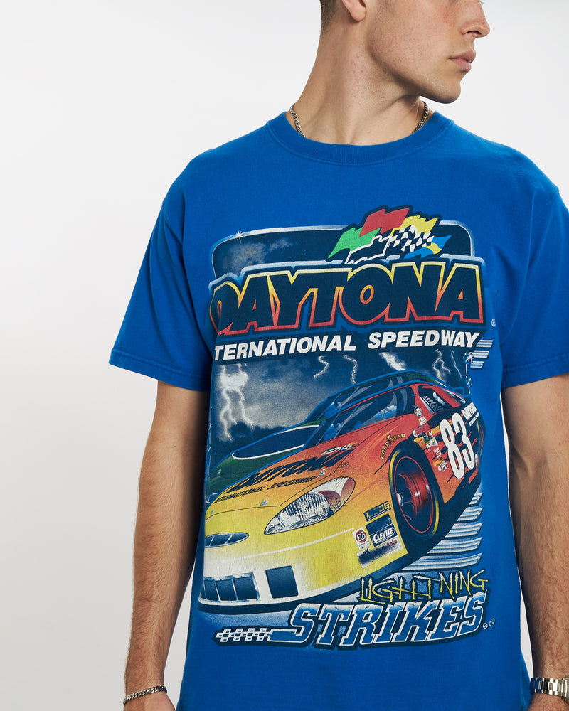 Vintage Daytona International Speedway Tee <br>L , The Real Deal , newtown, sydney, australia, thrift store, opshop, preloved, secondhand, sustainable, retro, antique, 70s, 80s, 90s, 2000s, 00s, fashion, clothing, streetwear, trendy, garment, style, boutique, store, shop, archive, sale, cheap, best, top