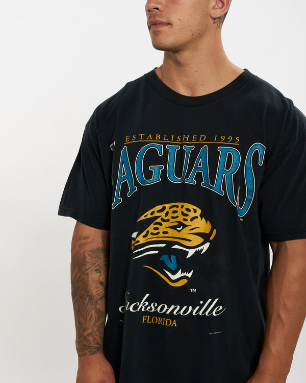 Vintage 1997 NHL Jacksonville Jaguars Tee <br>XL , The Real Deal , newtown, sydney, australia, thrift store, opshop, preloved, secondhand, sustainable, retro, antique, 70s, 80s, 90s, 2000s, 00s, fashion, clothing, streetwear, trendy, garment, style, boutique, store, shop, archive, sale, cheap, best, top