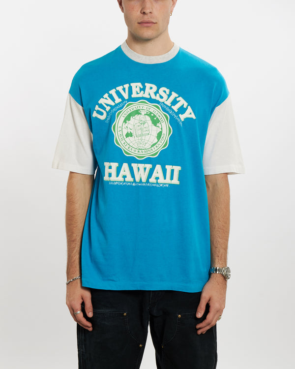 Vintage 90s University of Hawaii Tee <br>L , The Real Deal , newtown, sydney, australia, thrift store, opshop, preloved, secondhand, sustainable, retro, antique, 70s, 80s, 90s, 2000s, 00s, fashion, clothing, streetwear, trendy, garment, style, boutique, store, shop, archive, sale, cheap, best, top